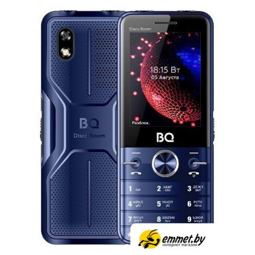 Кнопочный телефон BQ BQ-2842 Disco Boom (синий)