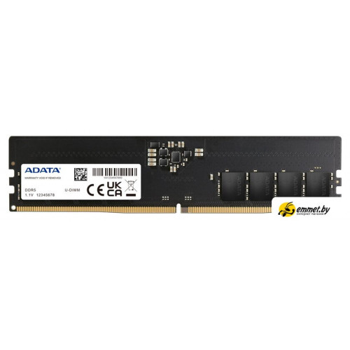 Оперативная память ADATA 32ГБ DDR5 4800 МГц AD5U480032G-S