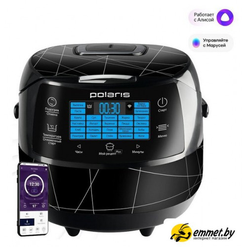 Мультиварка Polaris PMC 5017 Wi-Fi IQ Home (черный)
