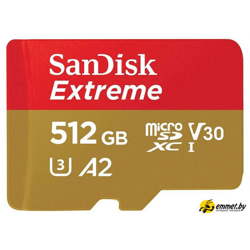 Карта памяти SanDisk Extreme microSDXC SDSQXAV-512G-GN6MN 512GB
