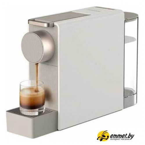 Капсульная кофеварка Scishare Capsule Coffee Machine Mini S1201 (с переходником на евровилку, золотистый)