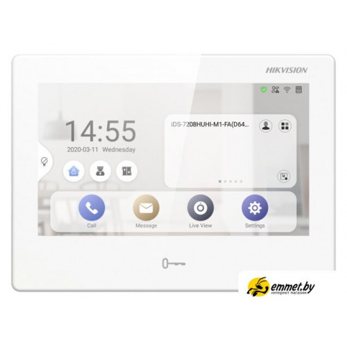 Монитор Hikvision DS-KH9310-WTE1 (белый)