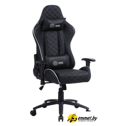 Игровое (геймерское) кресло CACTUS CS-CHR-030BLS (черный/серебристый)