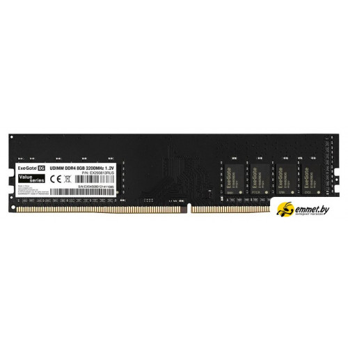 Оперативная память ExeGate Value 8ГБ DDR4 3200 МГц EX293813RUS
