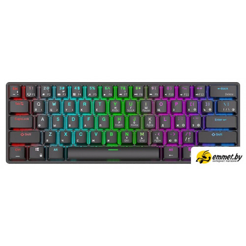 Клавиатура Royal Kludge RK61 RGB (черный, RK Red)