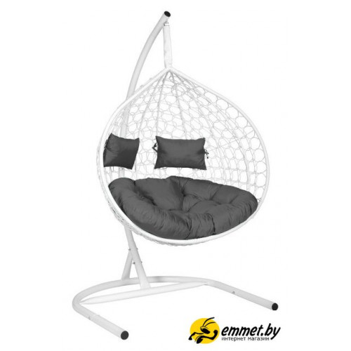 Подвесное кресло LetoLux Liverpool Twin XL (белый/графит)
