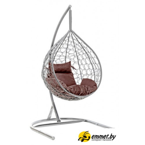 Подвесное кресло LetoLux Liverpool Comfort (графит/шоколадный)