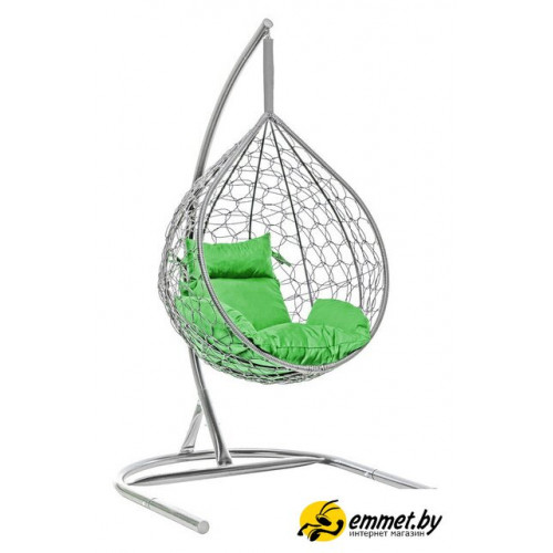 Подвесное кресло LetoLux Liverpool Comfort (графит/темно-зеленый)