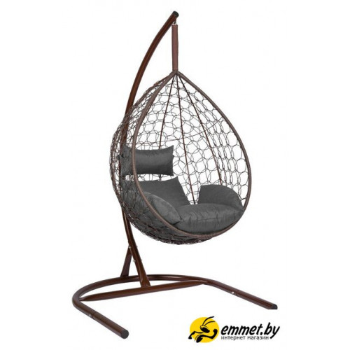 Подвесное кресло LetoLux Liverpool Comfort (коричневый/графит)