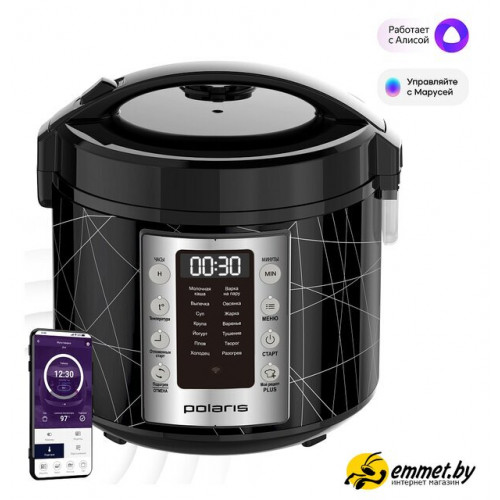 Мультиварка Polaris PMC 5020 Wi-Fi IQ Home (черный)