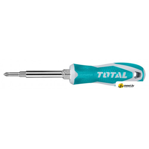 Набор отвертка с битами Total THT2506076 (4 предмета)