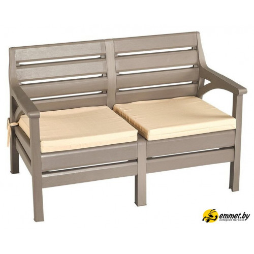 Скамейка Holiday Wood 124x65x79 (серый)