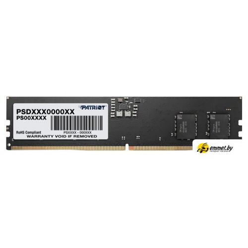Оперативная память Patriot Signature Line 8ГБ DDR5 5600 МГц PSD58G560041