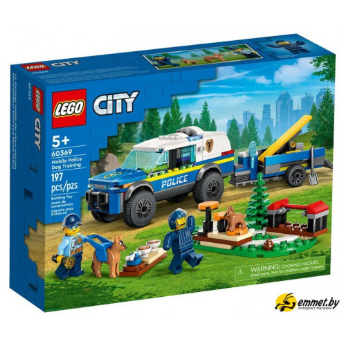 Конструктор LEGO City 60369 Дрессировка собак мобильной полиции
