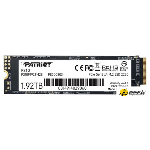 SSD Patriot P310 1.92TB P310P192TM28