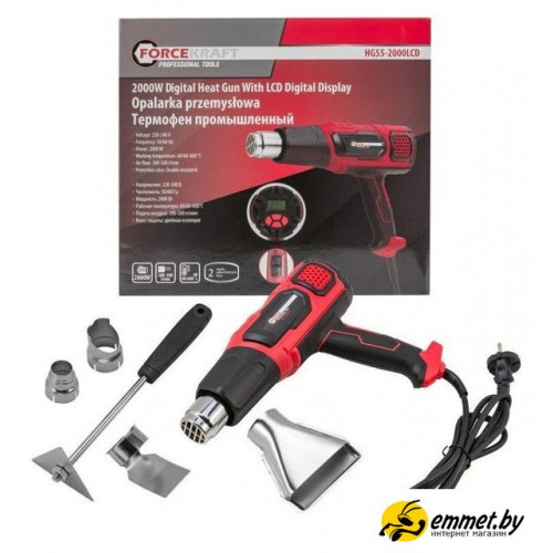 Промышленный фен ForceKraft FK-HG55-2000LCD