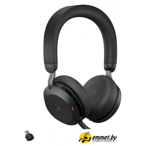 Офисная гарнитура Jabra Evolve2 75 MS Stereo USB-C (черный)