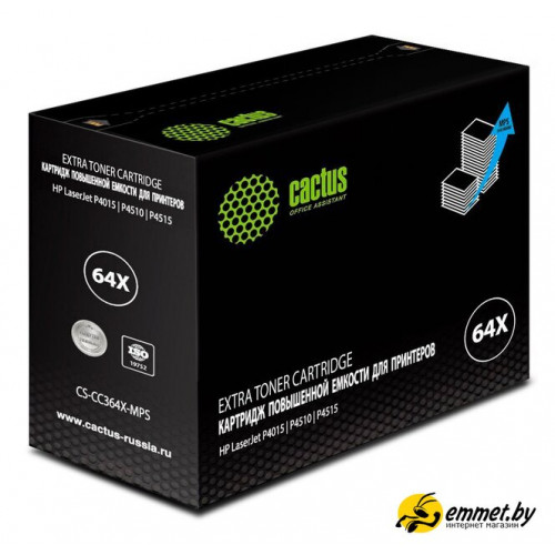 Картридж CACTUS CS-CC364X-MPS (аналог HP CC364XX)