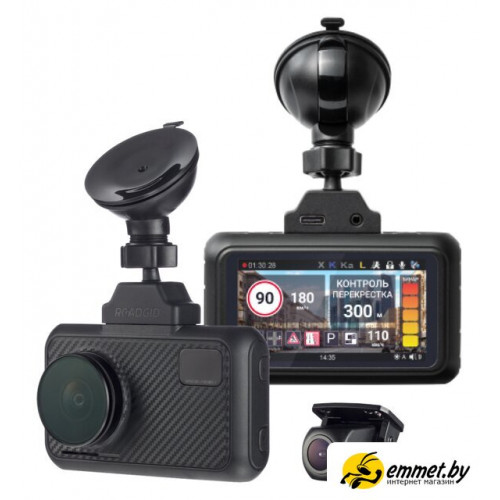 Видеорегистратор-радар детектор (2в1) Roadgid Premier 3 Carbon 2CH