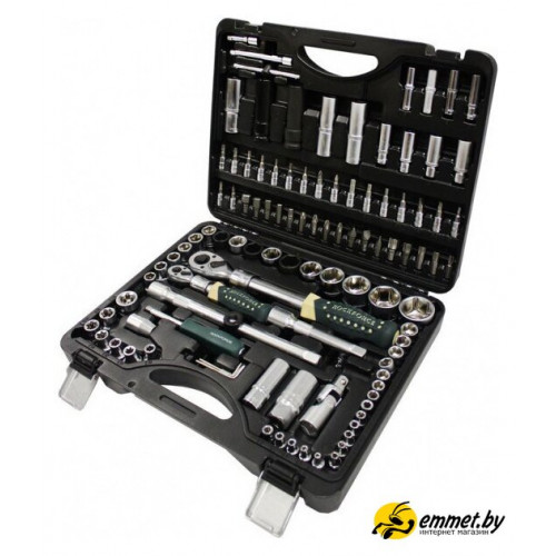 Набор трещотка с головками и битами RockForce RF-41082-5L (108 предметов)