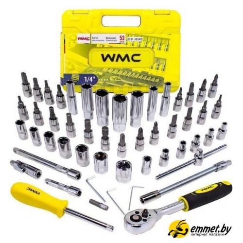 Универсальный набор инструментов WMC Tools WMC-2531-5 Euro (53 предмета)