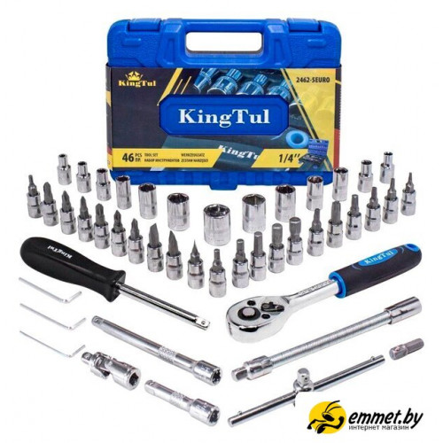 Универсальный набор инструментов KingTul KT-2462-5 Euro (46 шт)