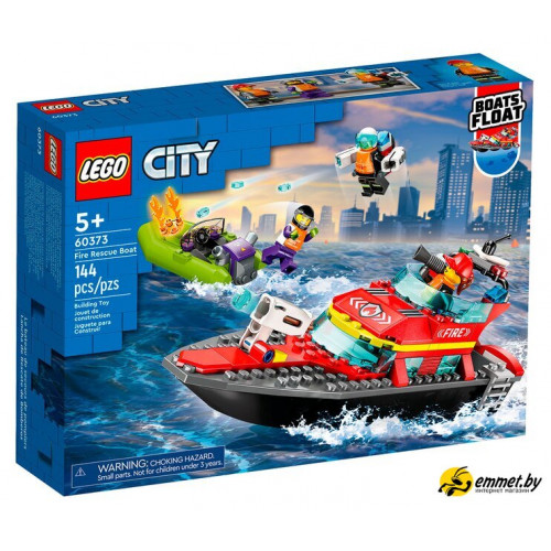 Конструктор LEGO City 60373 Пожарная спасательная лодка