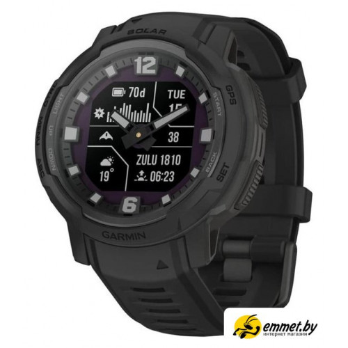 Умные часы Garmin Instinct Crossover Solar Tactical Edition (черный)