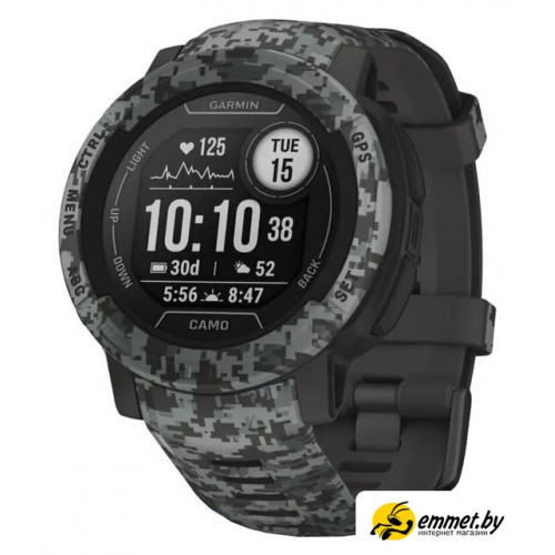 Умные часы Garmin Instinct 2 Camo Edition (темно-серый камуфляж)