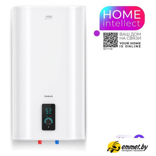 Накопительный электрический водонагреватель Timberk Home Intellect T-WSS30-N77-U-WF