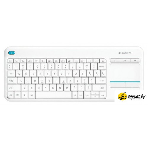 Клавиатура Logitech K400 Plus (белый, нет кириллицы)