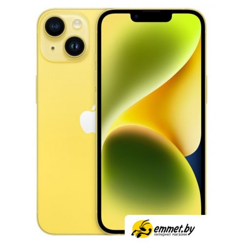 Телефон Apple iPhone 14 256GB (желтый)