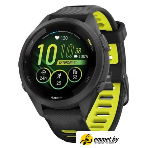 Умные часы Garmin Forerunner 265S (черный/желтый)