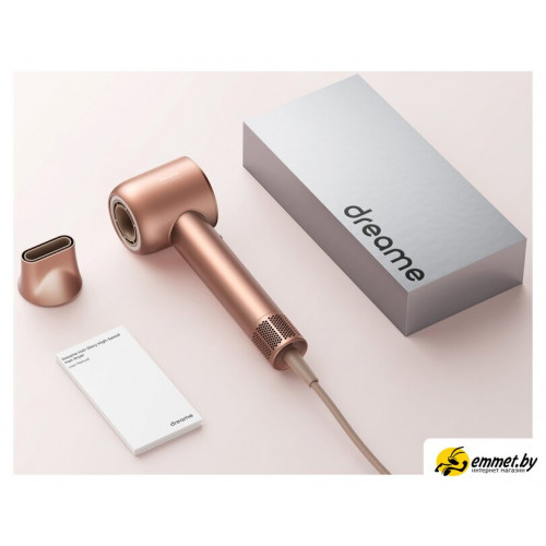 Фен Dreame Hairdryer Glory AHD6A-RS (с переходником на евровилку, розовое золото)