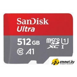 Карта памяти SanDisk Ultra SDSQUAC-512G-GN6MA microSDXC 512GB (с адаптером)
