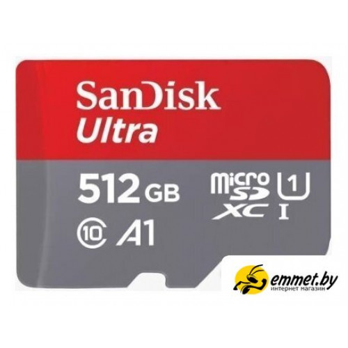 Карта памяти SanDisk Ultra SDSQUAC-512G-GN6MA microSDXC 512GB (с адаптером)