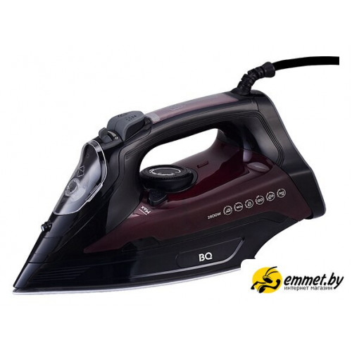 Утюг BQ SI1003 (черный/винный красный)