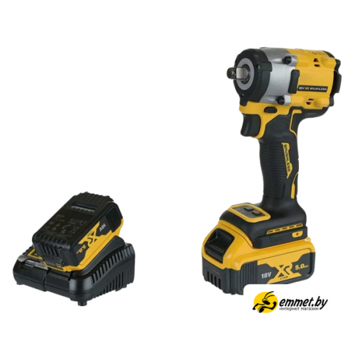 Гайковерт DeWalt DCF921P2T-QW (с 2-мя АКБ, кейс)