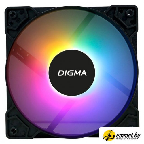 Вентилятор для корпуса Digma DFAN-FRGB1