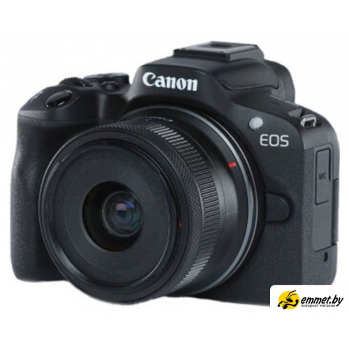 Беззеркальный фотоаппарат Canon EOS R50 RF-S 18-45mm F4.5-6.3 IS STM (черный)