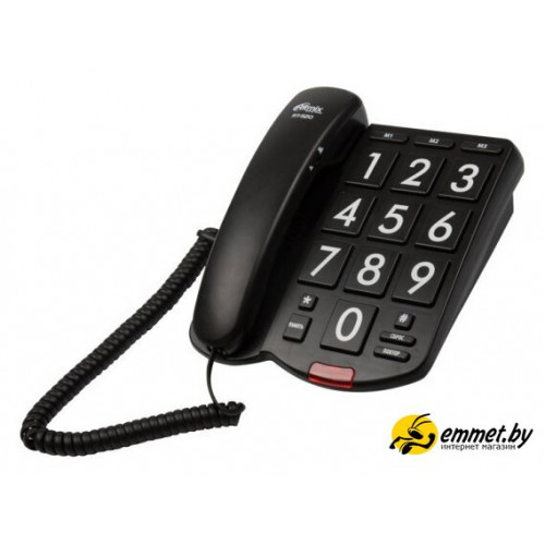 Телефонный аппарат Ritmix RT-520 (черный)
