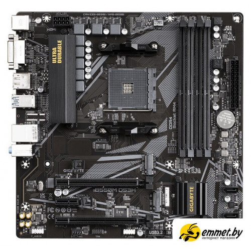 Материнская плата Gigabyte B550M DS3H (rev. 1.5)