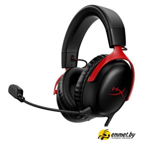 Наушники HyperX Cloud III (черный/красный)