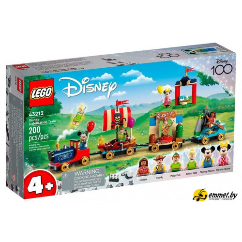 Конструктор LEGO Disney 43212 Праздничный поезд Диснея