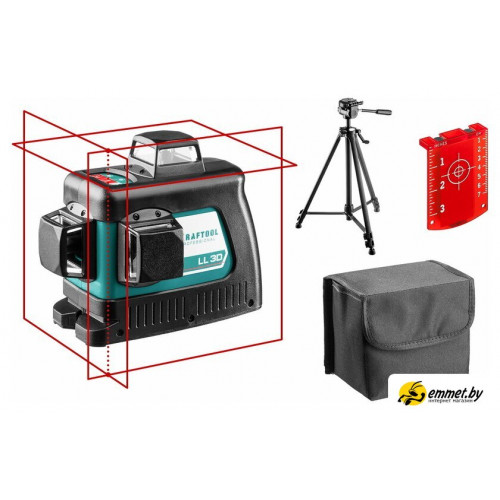 Лазерный нивелир KRAFTOOL LL-3D 34640-3 (со штативом, сумка)