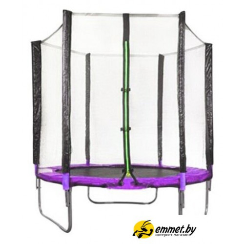 Батут Atlas Sport 183 см - 6ft (без лестницы, внешняя сетка, сливовый)
