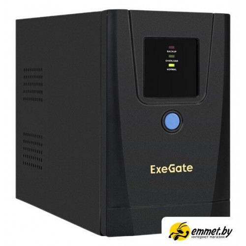 Источник бесперебойного питания ExeGate SpecialPro UNB-1000.LED.AVR.1SH.2C13 EX292781RUS