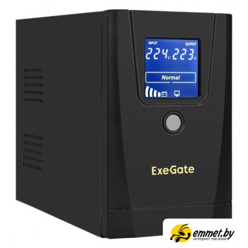 Источник бесперебойного питания ExeGate SpecialPro Smart LLB-900.LCD.AVR.1SH.2C13 EX292779RUS