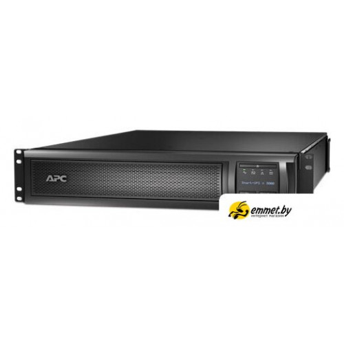 Источник бесперебойного питания APC Smart-UPS X 3000VA Rack/Tower LCD 200-240V (SMX3000RMHV2U)