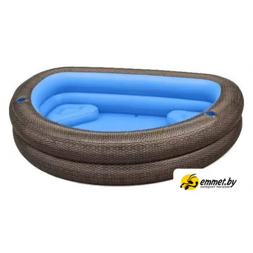 Надувной бассейн Bestway TruPrint Wicker 54426 (231х178х53)